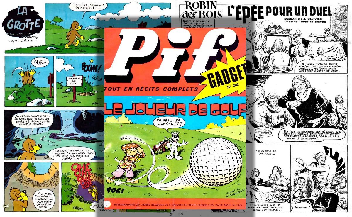PIF Gadget 202 журнал комиксов